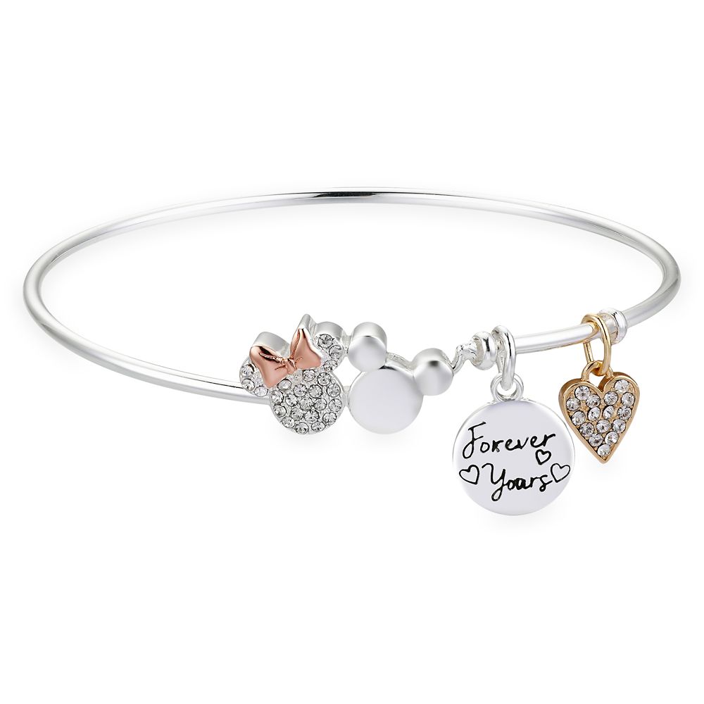 Disney mickey and on sale minnie open bangle