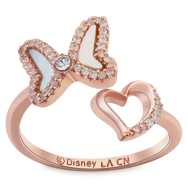 Minnie Mouse Bow and Heart Ring