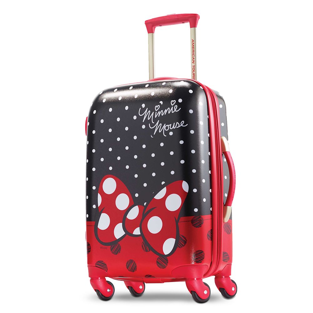 minnie mouse luggage disney store