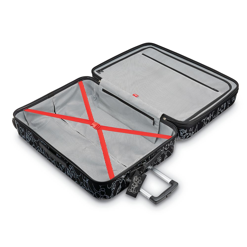 Mickey Mouse Line Art Rolling Luggage by American Tourister – Small