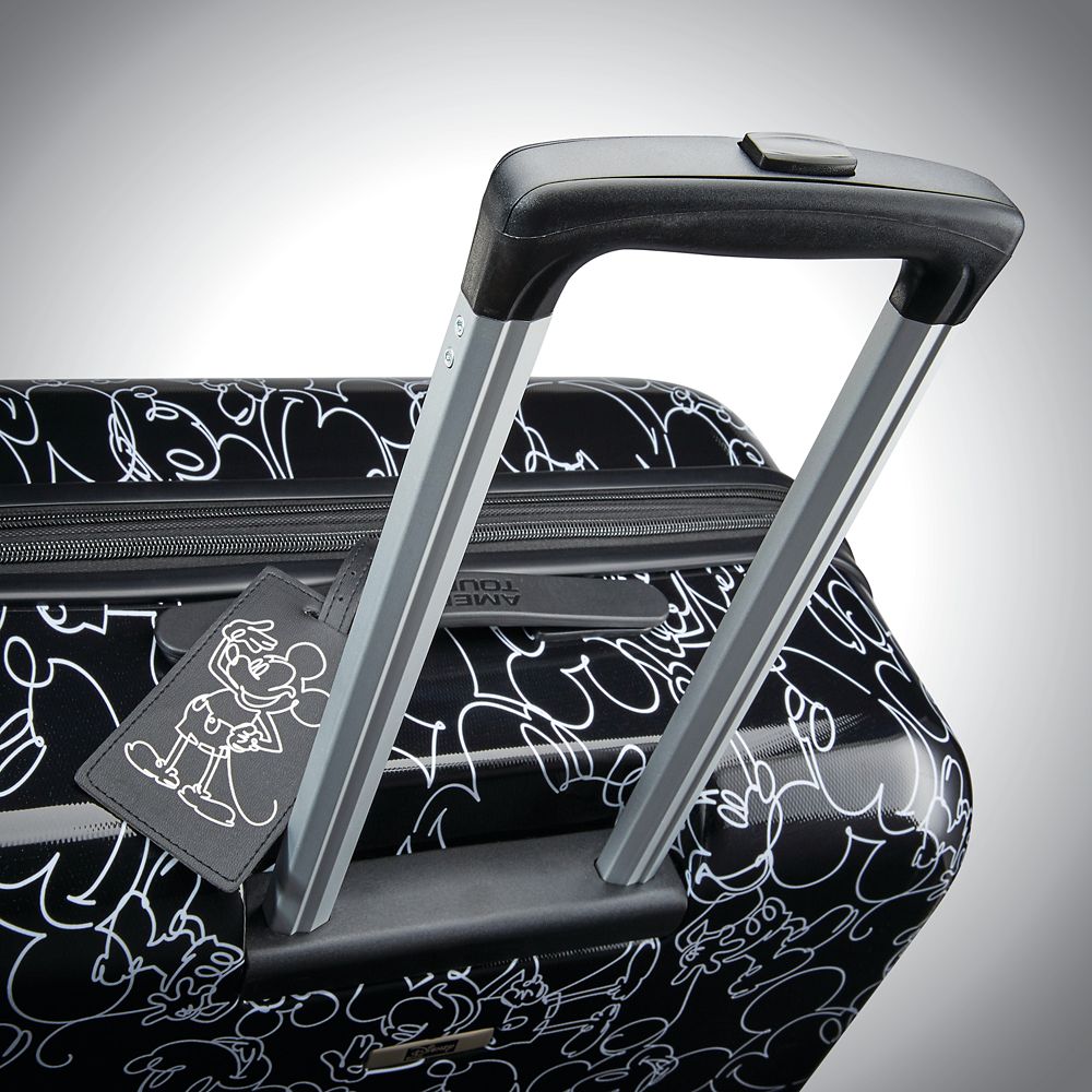 Mickey Mouse Line Art Rolling Luggage by American Tourister – Small