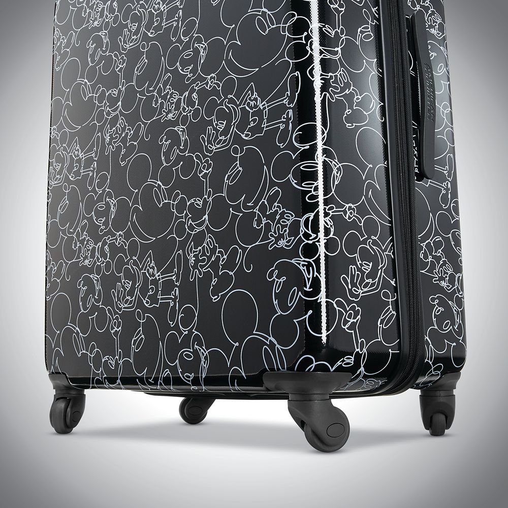 Mickey Mouse Line Art Rolling Luggage by American Tourister – Small