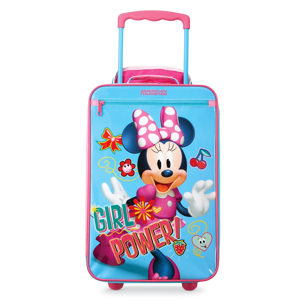 disney store minnie mouse rolling luggage