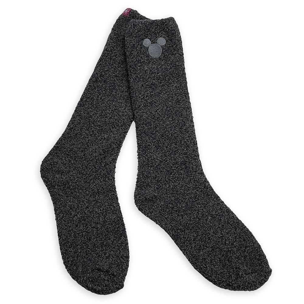 Mickey Mouse Socks for Women by Barefoot Dreams  Dark Gray Official shopDisney