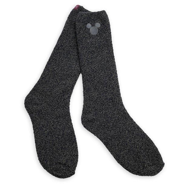 Mickey Mouse Socks for Women by Barefoot Dreams – Dark Gray