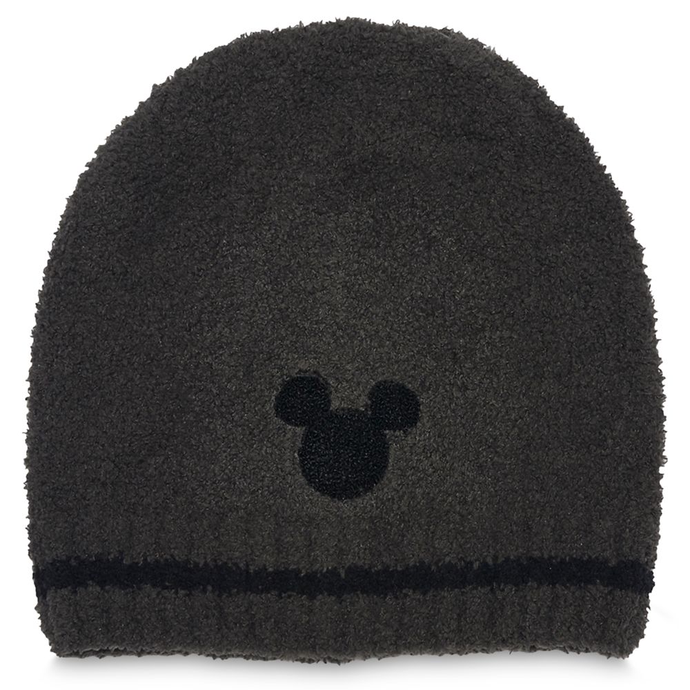 Mickey Mouse Beanie for Adults by Barefoot Dreams  Carbon Official shopDisney