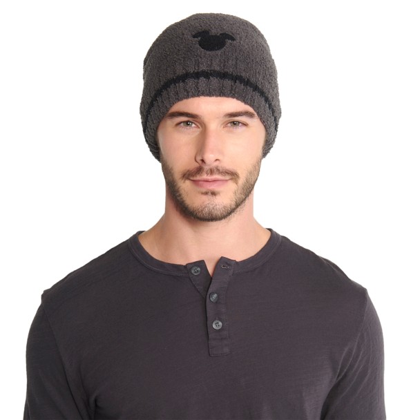 Mickey Mouse Beanie for Adults by Barefoot Dreams – Carbon