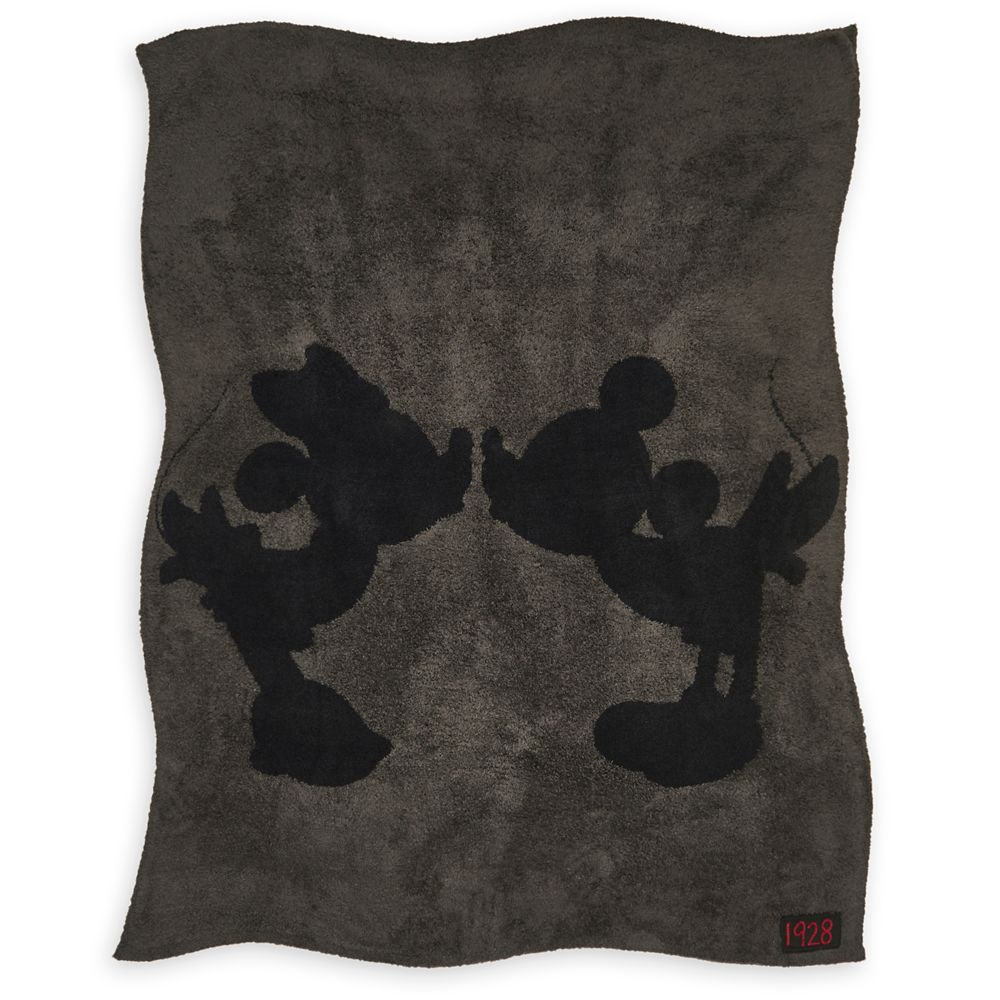 Mickey and Minnie Mouse Throw by Barefoot Dreams  Carbon Official shopDisney