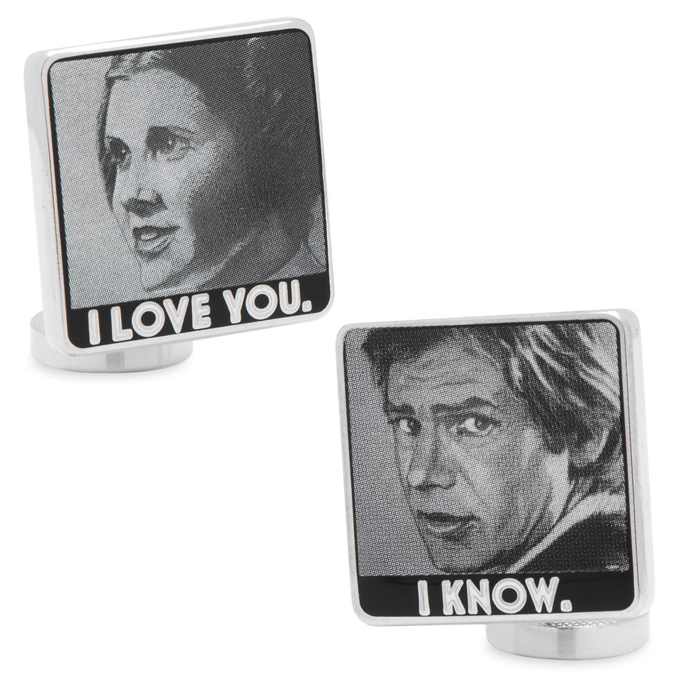 Princess Leia and Han Solo Cufflinks Official shopDisney