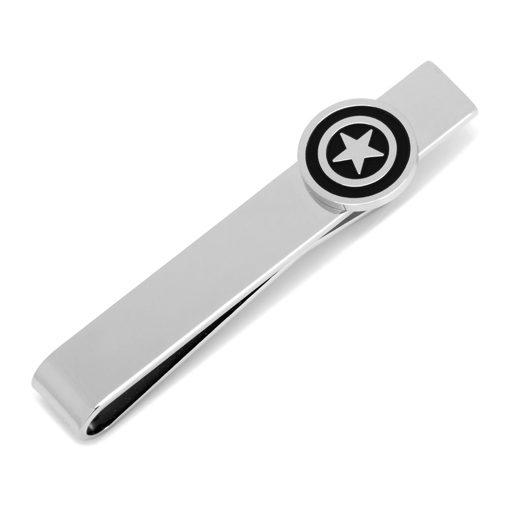 Main Street 24/7 Captain America Red and Blue Shield Tie Clip