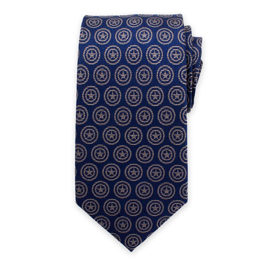 Captain America Shield Silk Tie for Adults Official shopDisney