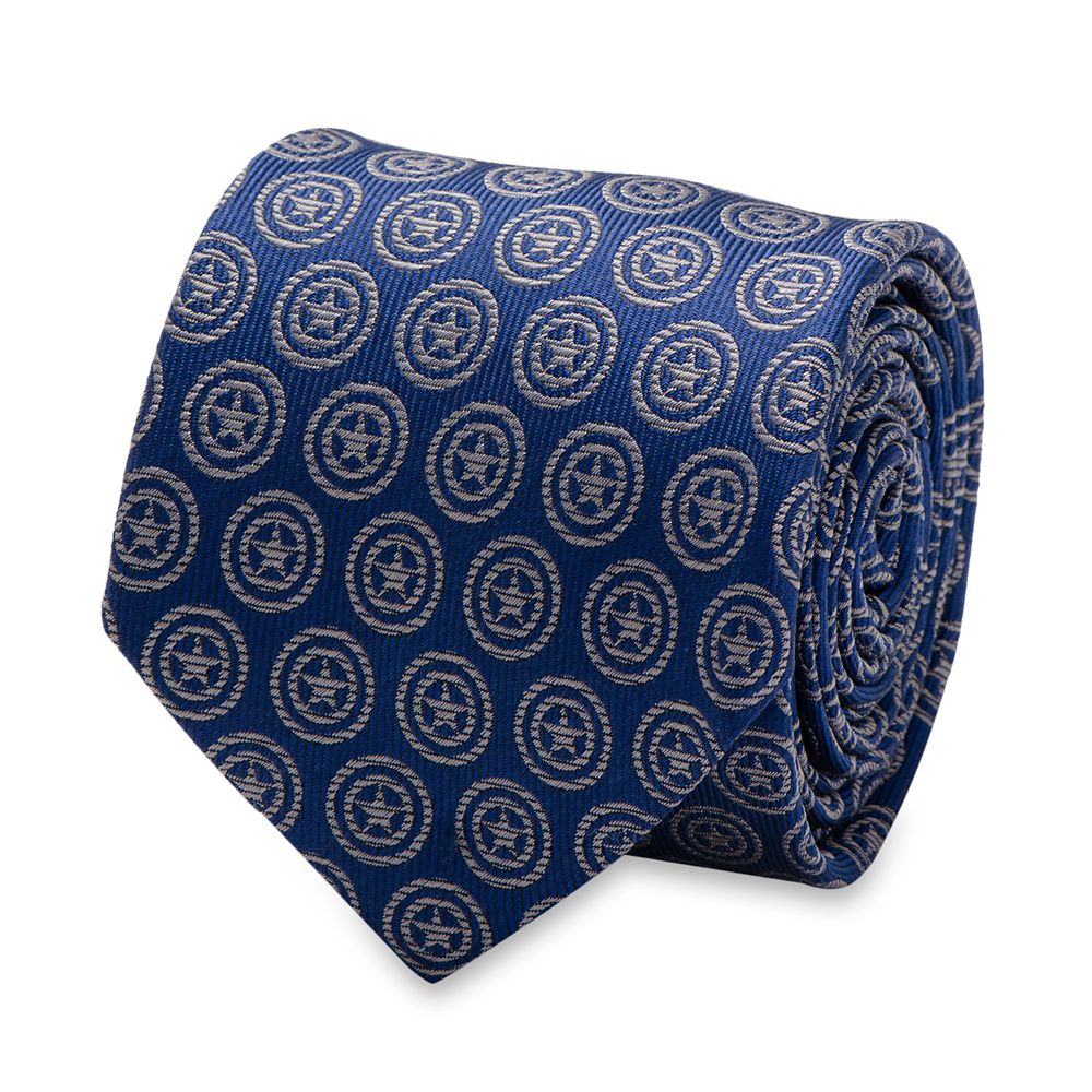 Captain America Shield Silk Tie for Adults