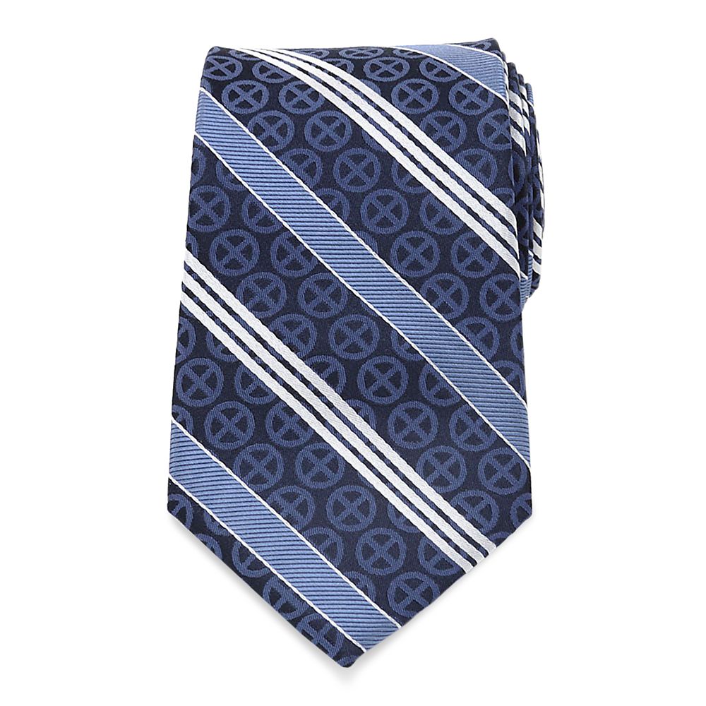 X-Men Symbol Silk Tie for Adults – Navy Blue