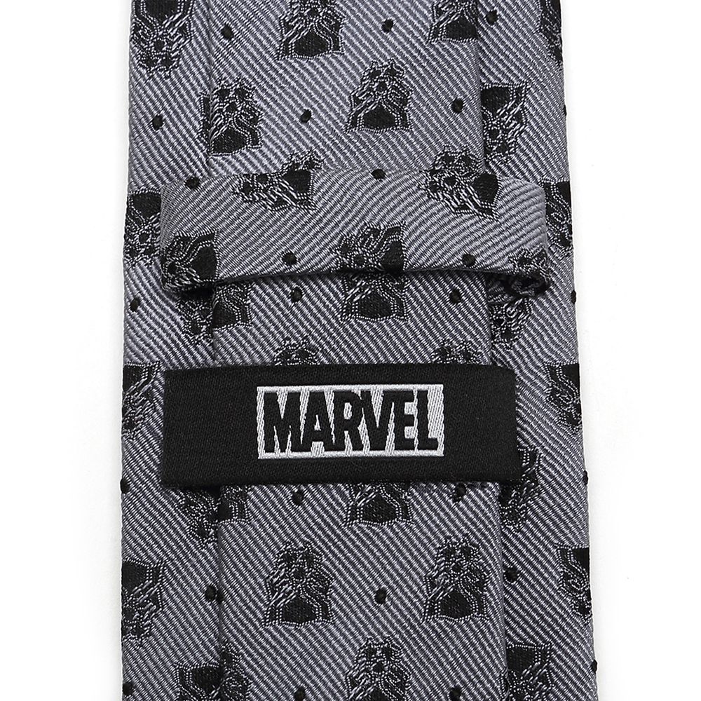 Black Panther Mask Silk Tie for Adults