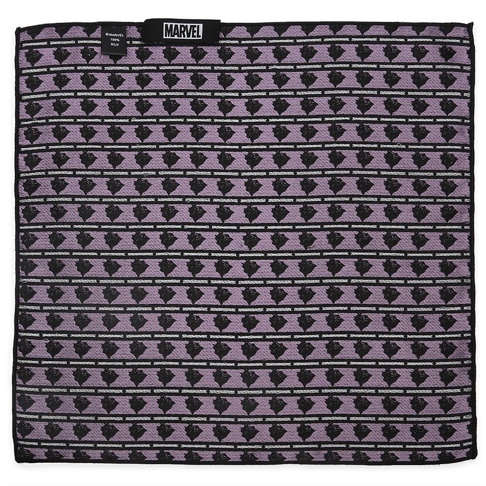 Black Panther Silk Pocket Square for Adults
