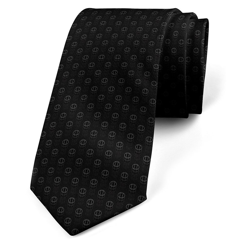 Black Widow Silk Tie for Adults