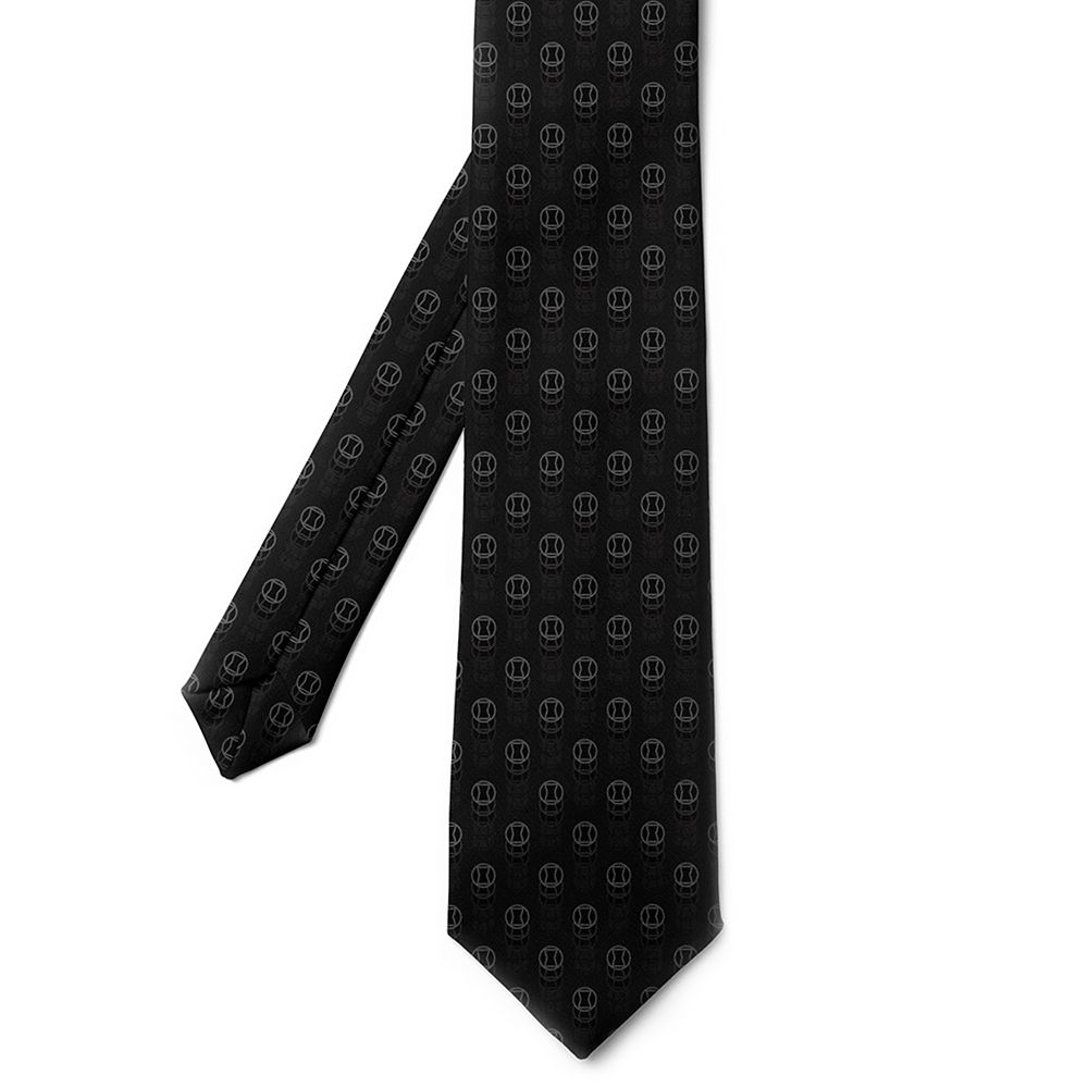 Black Widow Silk Tie for Adults