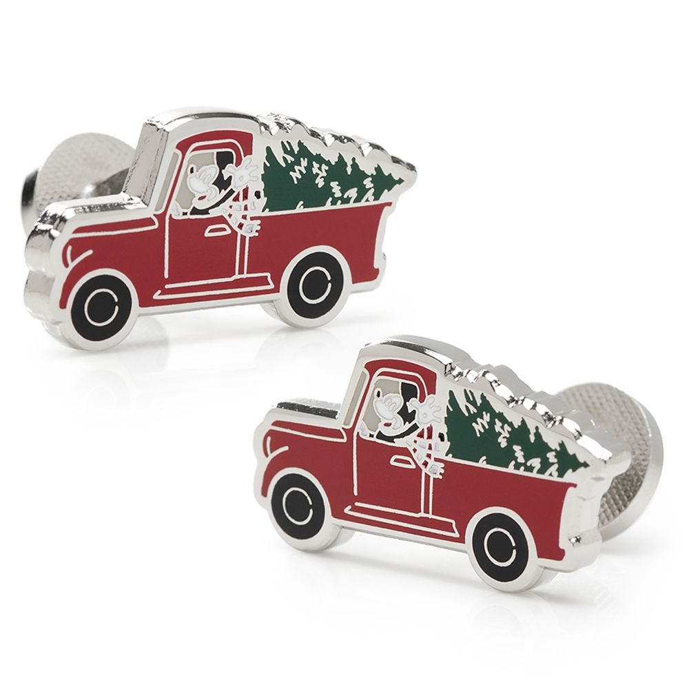 Mickey Mouse Holiday Truck Cufflinks