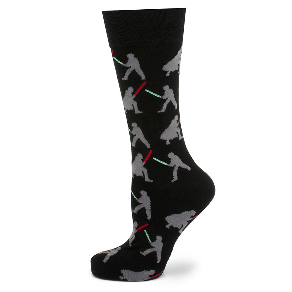 Darth Vader vs. Luke Skywalker Socks for Adults – Star Wars