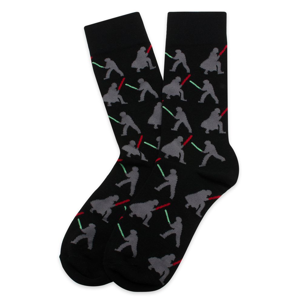 Darth Vader vs. Luke Skywalker Socks for Adults – Star Wars