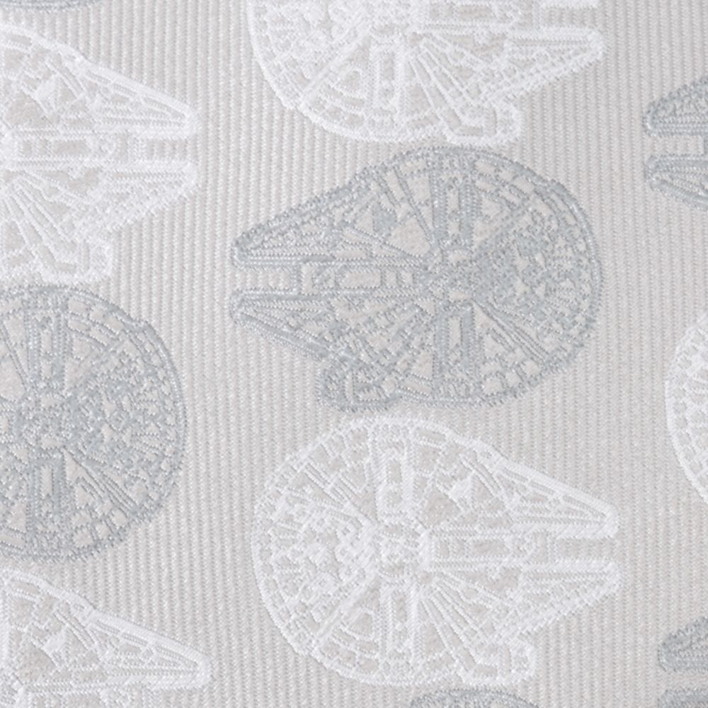 Millennium Falcon Gray Silk Tie for Adults – Star Wars