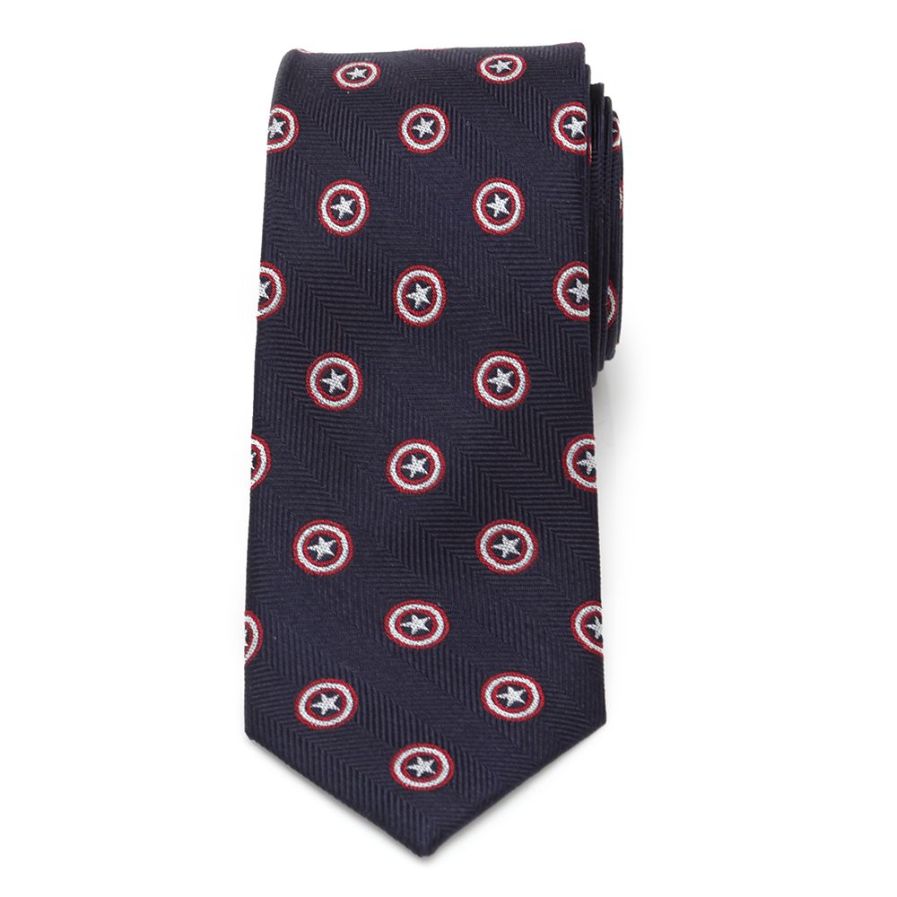 Captain America Shield Silk Tie for Kids