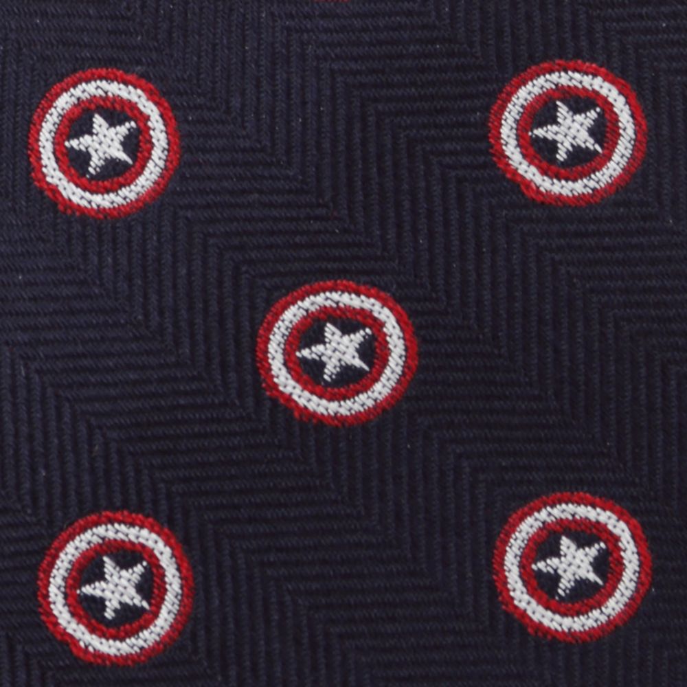 Captain America Shield Silk Tie for Kids