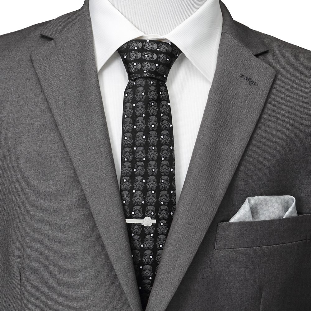 Stormtrooper Black Dot Silk Tie for Adults – Star Wars