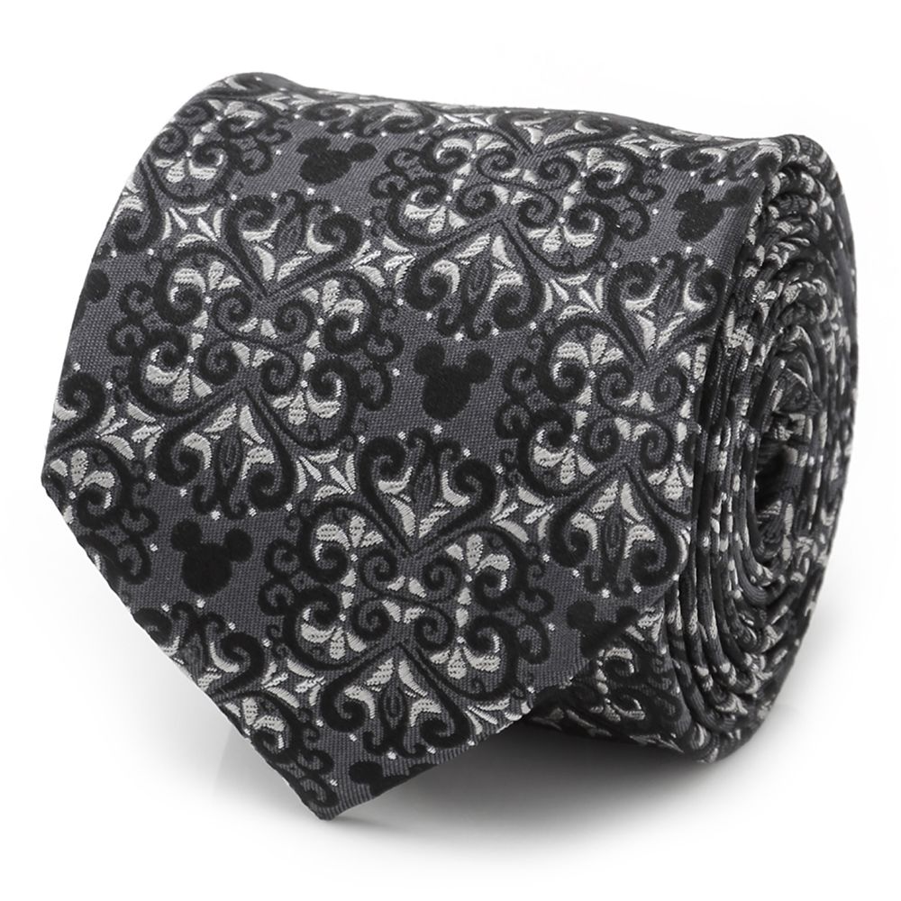 Mickey Mouse Icon Filigree Silk Tie for Adults is now available for purchase
