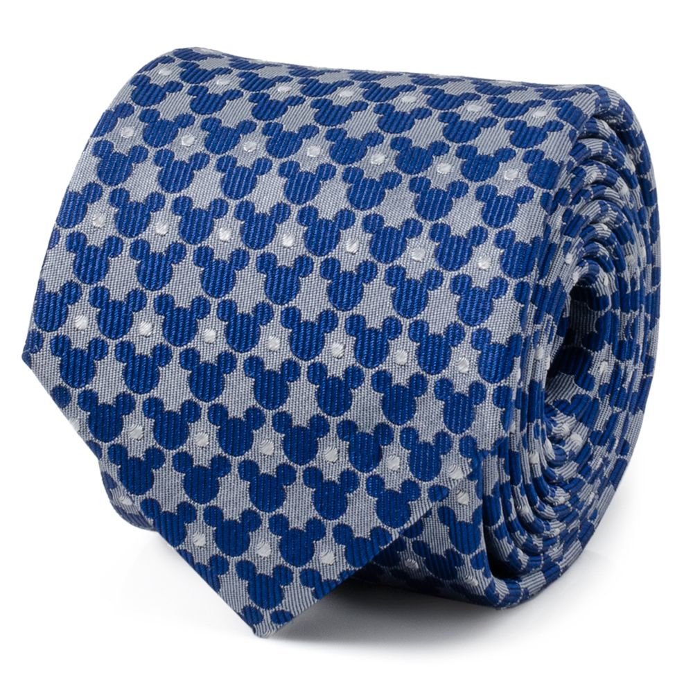 Mickey Mouse Icon Dot Silk Tie for Adults is now out for purchase