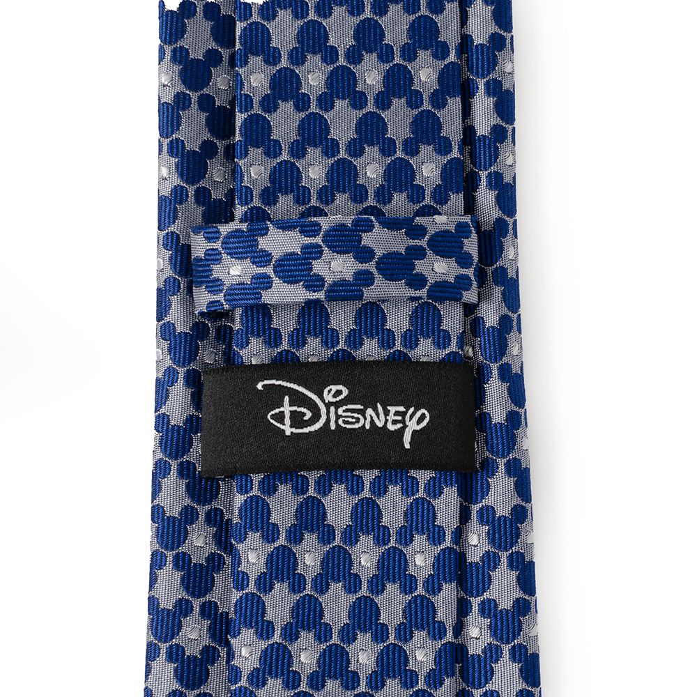 Mickey Mouse Icon Dot Silk Tie for Adults