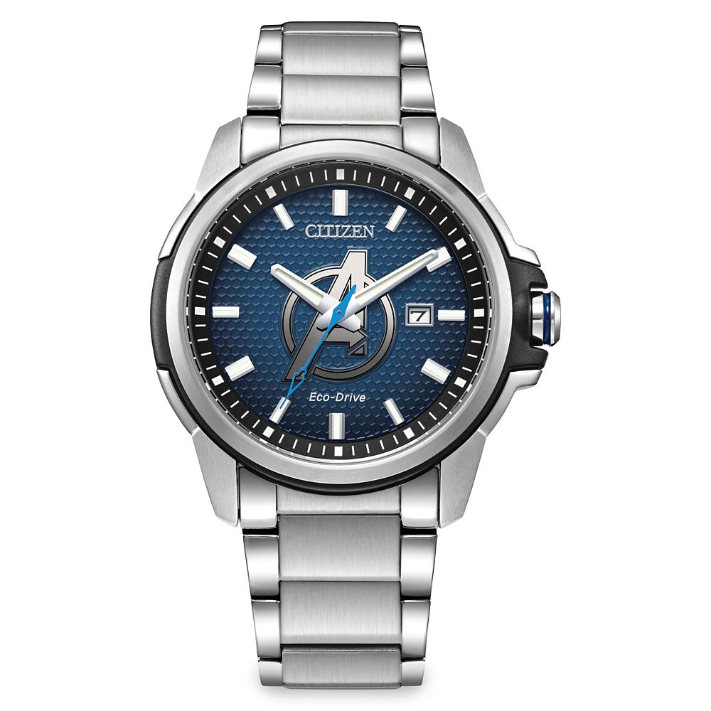 Marvels Avengers Stainless Steel Eco-Drive Watch for Adults by Citizen Official shopDisney