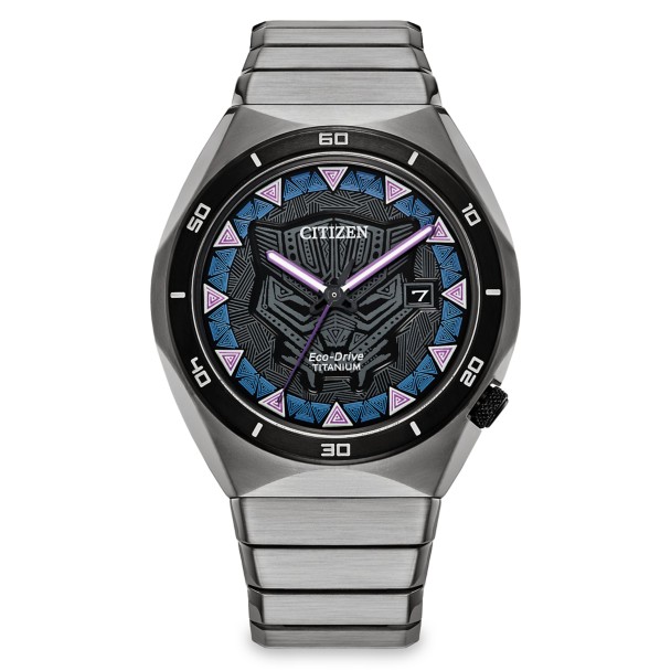 Black Panther Super Titanium Eco-Drive Watch for Adults by Citizen