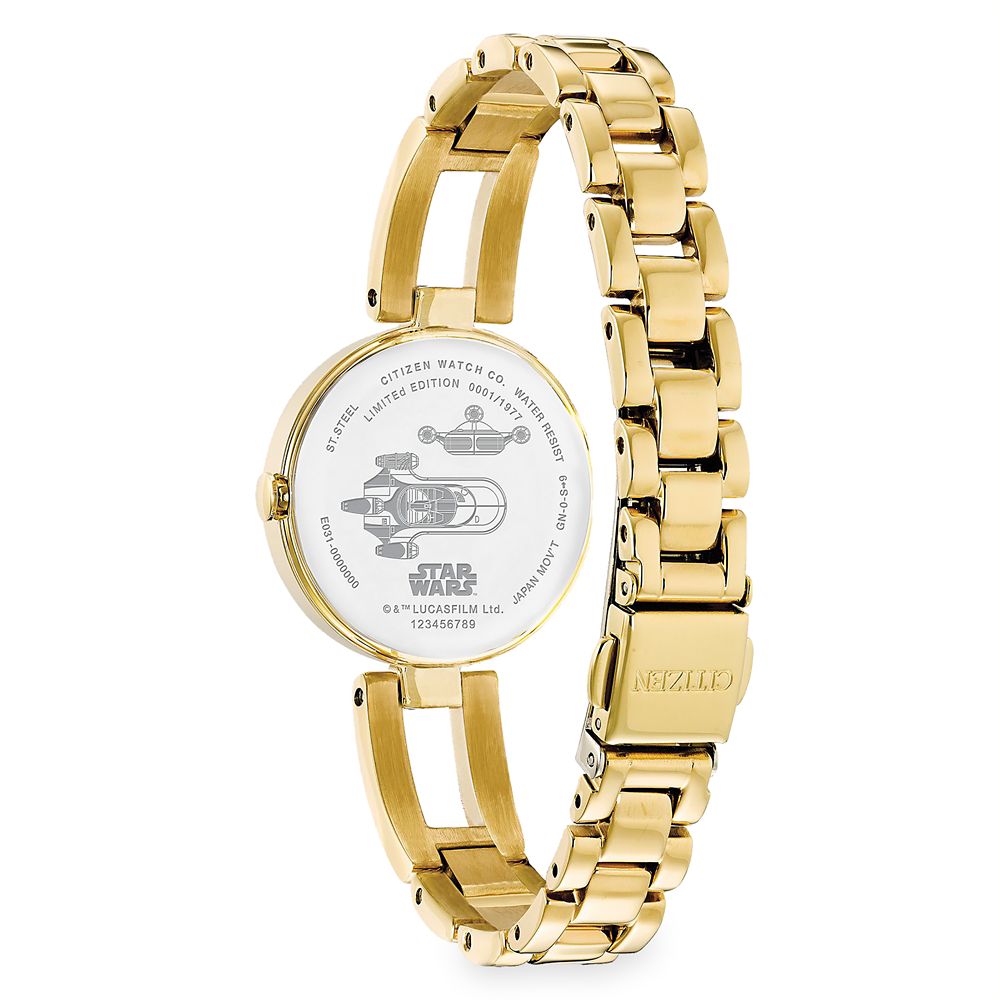 C-3PO Stainless Steel Eco-Drive Watch for Adults by Citizen