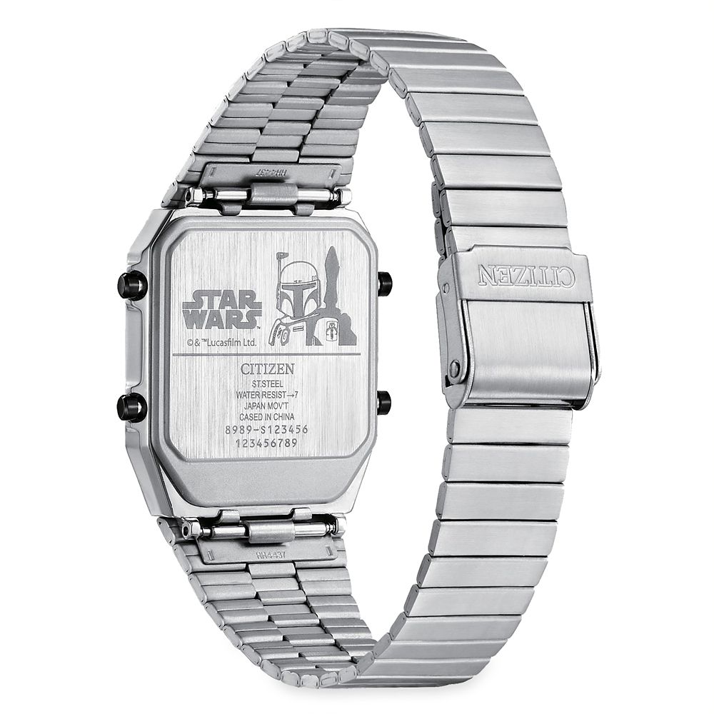 Boba Fett Stainless Steel Quartz Digital Watch for Adults by Citizen