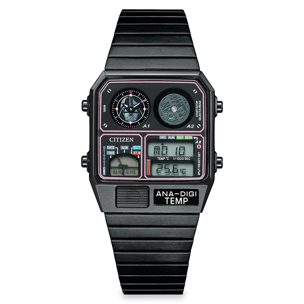 Darth Vader Stainless Steel Quartz Digital Watch for Adults by Citizen is now out for purchase