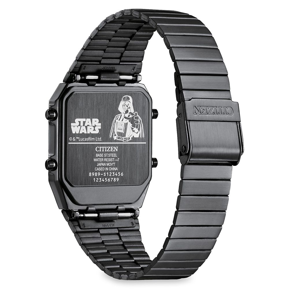 Darth Vader Stainless Steel Quartz Digital Watch for Adults by Citizen