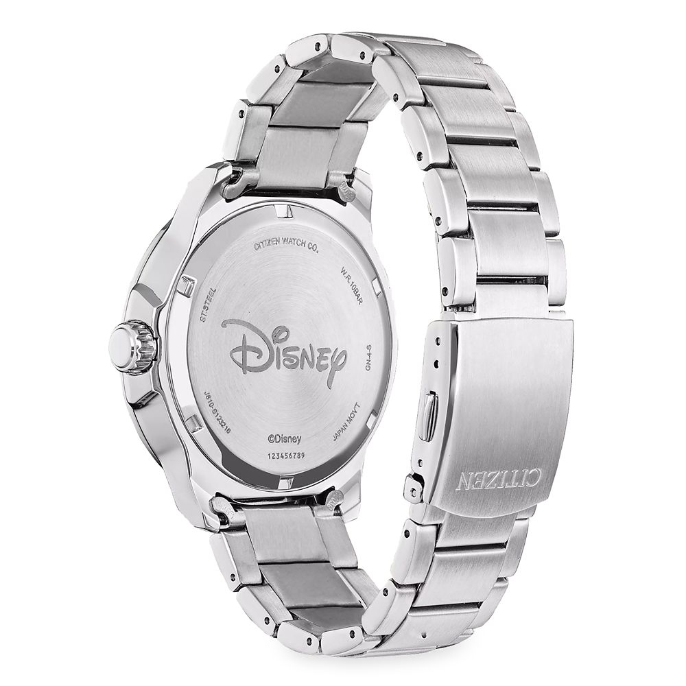 Mickey Mouse Water Sport Stainless Steel Eco-Drive Watch for Adults by Citizen