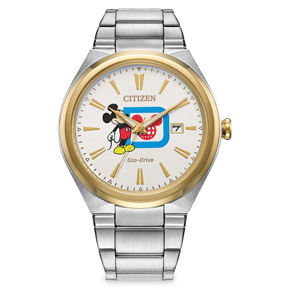 Mickey Mouse Stainless Steel Watch for Adults by Citizen  Walt Disney World 50th Anniversary Vault Timepiece