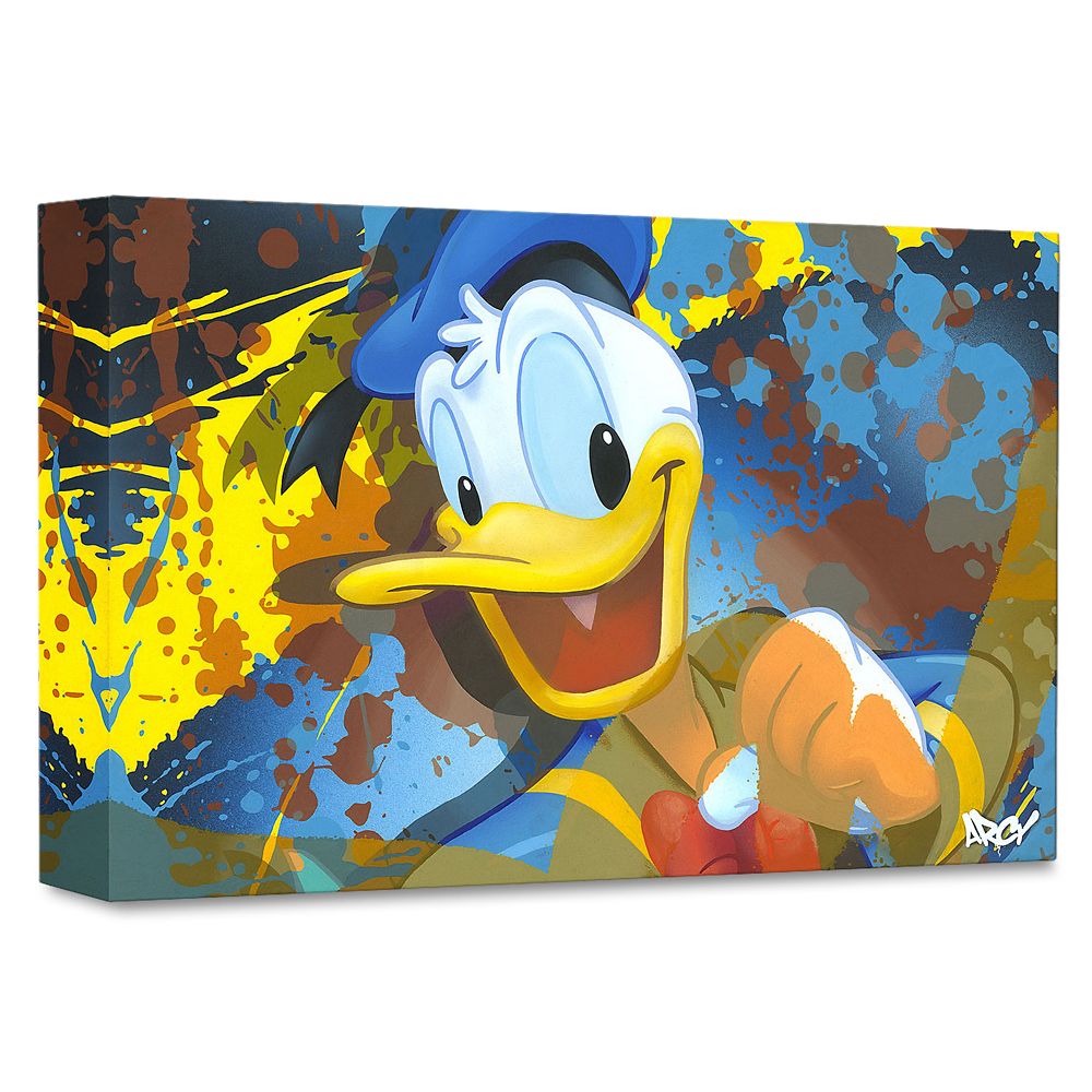 ''Donald Duck'' Giclee on Canvas by ARCY – Limited Edition