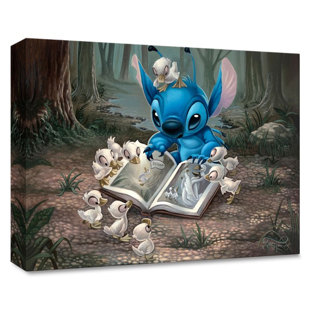 Lilo & Stitch ''Friends of a Feather'' Giclee on Canvas by Jared Franco – Limited Edition