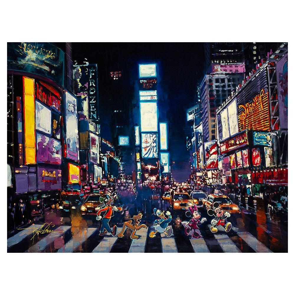 ''Bright Lights of Manhattan'' Gallery Wrapped Canvas by Rodel Gonzalez – Limited Edition