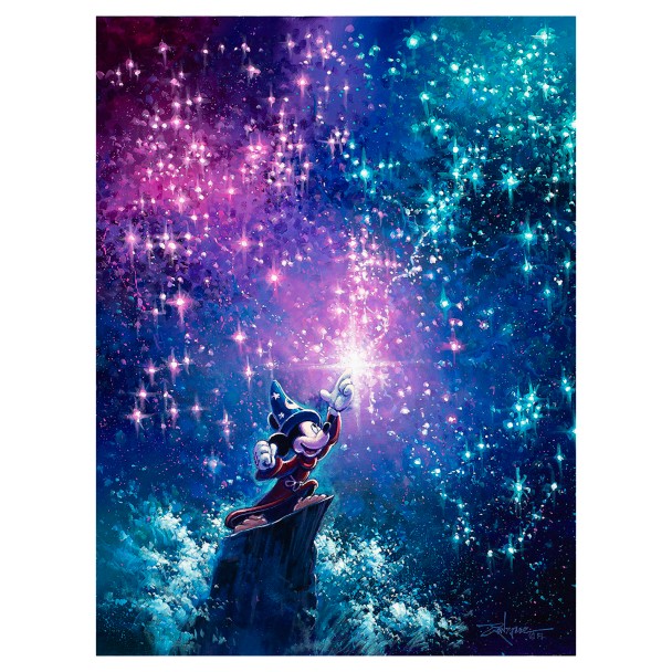 ''Sorcerer Mickey'' Gallery Wrapped Canvas by Rodel Gonzalez – Limited Edition