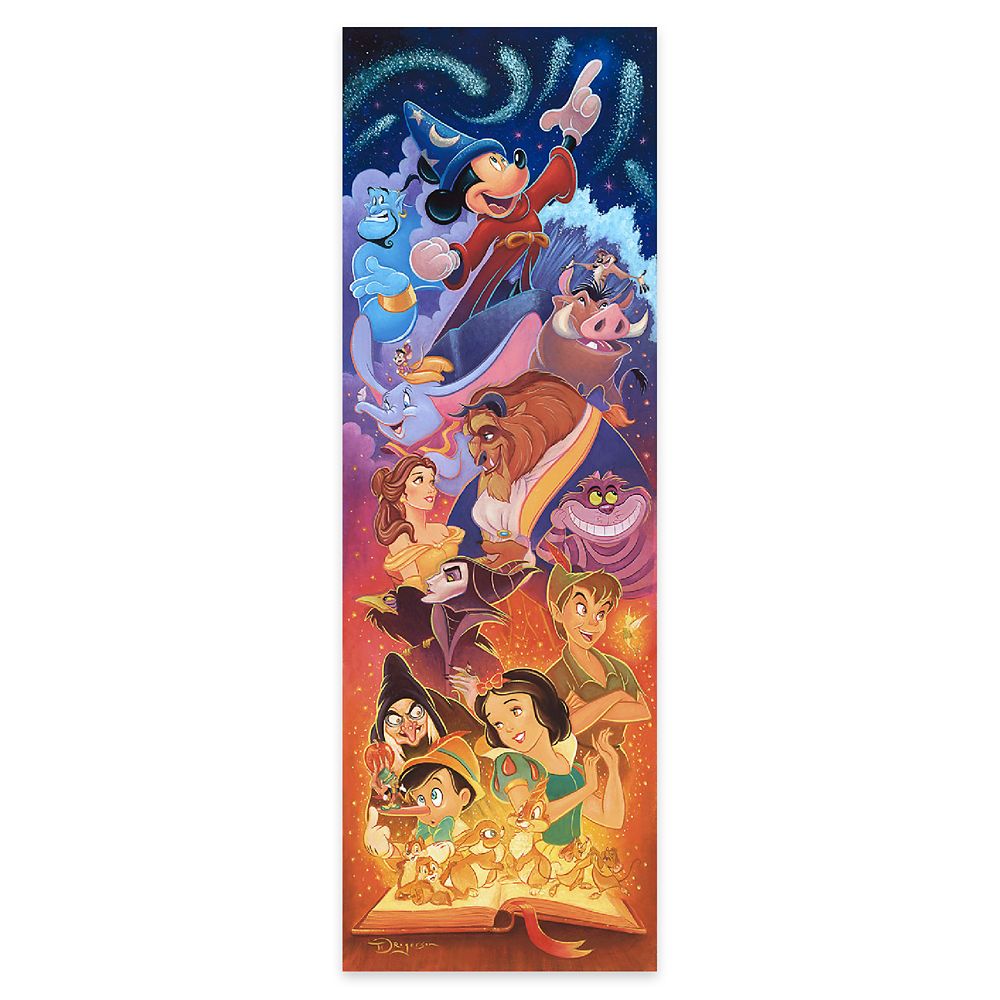 Magical Storybook Gallery Wrapped Canvas by Tim Rogerson  Limited Edition Official shopDisney