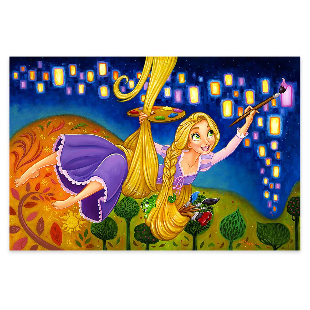 Disney Painting Lights Gallery Wrapped Canvas by Tim Rogerson ? Limited Edition