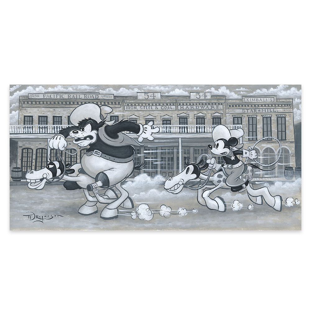 The Big Chase Gallery Wrapped Canvas by Tim Rogerson  Limited Edition Official shopDisney