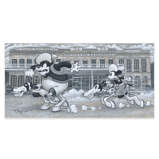 ''The Big Chase'' Gallery Wrapped Canvas by Tim Rogerson – Limited Edition