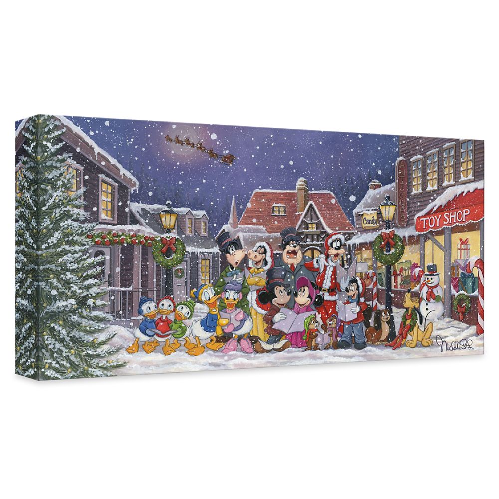 ''A Snowy Christmas Carol'' Gallery Wrapped Canvas by Michelle St.Laurent – Limited Edition