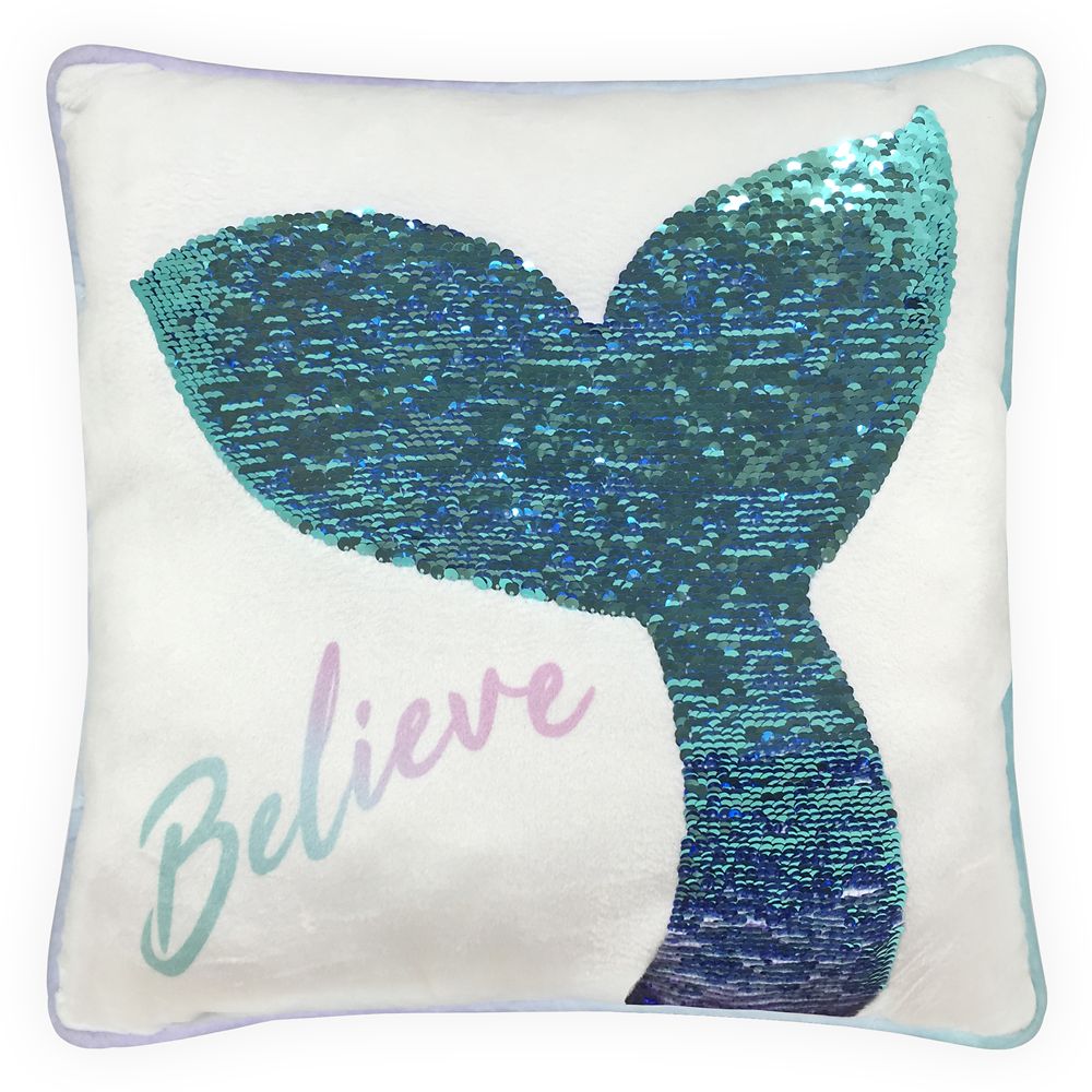 The Little Mermaid Reversible Sequin Pillow ShopDisney | lupon.gov.ph