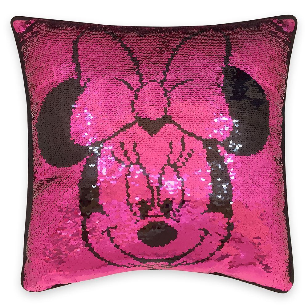 pink sequin pillows